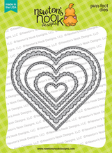 Load image into Gallery viewer, Dies: Newton’s Nook Designs-Heart Frames Die Set