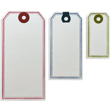 Load image into Gallery viewer, Dies: Sizzix Framed Tags Thinlits Dies By Tim Holtz 6/Pkg