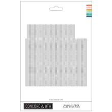 Load image into Gallery viewer, Dies: Concord & 9th-Double Stripe Card Front Die