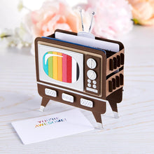 Load image into Gallery viewer, Dies: Spellbinders 3D VIGNETTE RETRO TELEVISION ETCHED DIES FROM 3D VIGNETTE COLLECTION BY BECCA FEEKEN