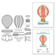 Load image into Gallery viewer, Dies: Spellbinders 3D VIGNETTE HOT AIR BALLOON ETCHED DIES FROM 3D VIGNETTE COLLECTION BY BECCA FEEKEN