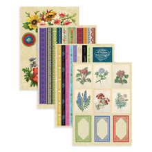 Load image into Gallery viewer, Embellishments: Spellbinders-STATIONER'S BOUTIQUE STICKER PAD FROM THE FLEA MARKET FINDS COLLECTION BY CATHE HOLDEN