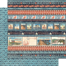 Load image into Gallery viewer, 8x8 Paper: Graphic 45 Double-Sided Paper Pad 8"X8" 24/Pkg-Graphic 45-Catch Of The Day Papercrafting Paper