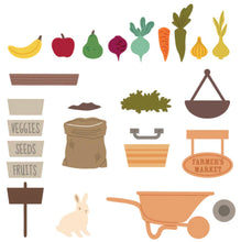Load image into Gallery viewer, Dies: Honey Bee Stamps-Farmer’s Market Cart Add-On