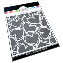 Load image into Gallery viewer, Stencils: Catherine Pooler-Scribbled Hearts Stencil