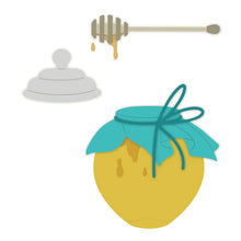 Load image into Gallery viewer, Dies: Honey Bee Stamps-Honey Jar Paper Piecing | Honey Cuts