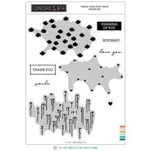 Load image into Gallery viewer, Stamps: Concord & 9th-Triple-Step Posy Print Stamp Set