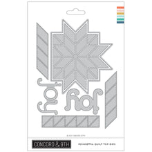 Load image into Gallery viewer, Dies: Concord & 9th-Poinsettia Quilt Top