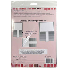 Load image into Gallery viewer, Scrapbooking: 49 And Market Foundations Open Waterfall Set-Black