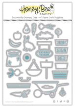 Load image into Gallery viewer, Dies: Honey Bee Stamps-Farmer’s Market Cart Add-On