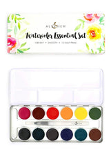 Load image into Gallery viewer, Coloring Tools: Watercolor Essential 12 Pan Set