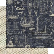 Load image into Gallery viewer, 8x8 Paper: Graphic 45 Double-Sided Paper Pad 8"X8" 24/Pkg-Graphic 45-Catch Of The Day Papercrafting Paper