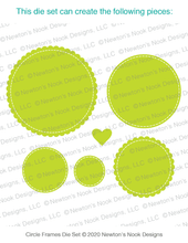 Load image into Gallery viewer, Dies: Newton’s Nook-Circle Frames Die