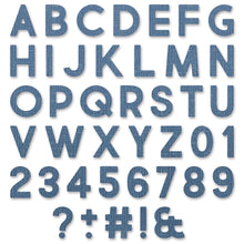 Load image into Gallery viewer, Dies: Thinlits Dies By Tim Holtz 80/Pkg-Alphanumeric Bold