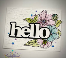 Load image into Gallery viewer, Stamps: It's a New Day Floral stamp set