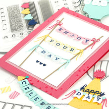 Load image into Gallery viewer, Stamps: Concord & 9th-Bitty Banners Stamp Set