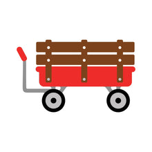 Load image into Gallery viewer, Dies: HoneyBee Stamps-Little Red Wagon