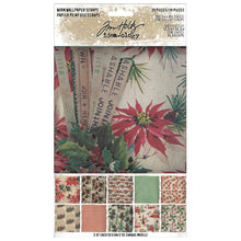 Load image into Gallery viewer, Specialty Paper: Tim Holtz Idea-Ology Worn Wallpaper Scraps 39/Pkg