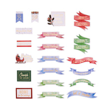 Load image into Gallery viewer, Embellishments: Spellbinders-WINTER WONDERLAND PRINTED DIE CUT SENTIMENTS