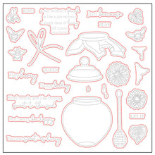 Load image into Gallery viewer, Dies: Honey Bee Stamps-Just BeeCause