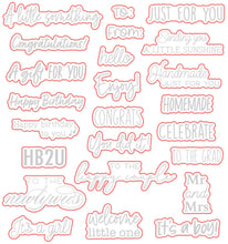 Load image into Gallery viewer, Dies: Honeybee Stamps-Tag, You’re It: Celebrations