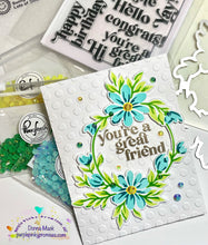 Load image into Gallery viewer, Stencil: Daisy Wreath Stencil