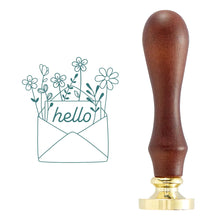Load image into Gallery viewer, Crafting Tools: Spellbinders Wax Seal Stamp-Sending A Hello