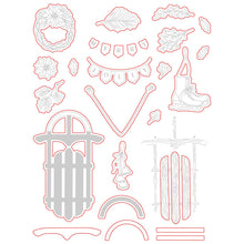 Load image into Gallery viewer, Dies: HoneyBee Stamps-Sleigh Bells Ring