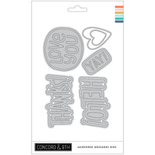 Load image into Gallery viewer, Dies: Concord & 9th-Markered Messages Dies