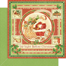 Load image into Gallery viewer, 8x8 Paper: Graphic 45 Double-Sided Paper Pad 24/Pkg-T’was The Night Before Christmas