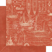 Load image into Gallery viewer, 12x12 Paper: Graphic 45 Double-Sided Paper Pad 12"X12" 16/Pkg-Patterns and Solids-Catch Of The Day