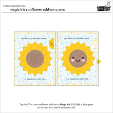 Load image into Gallery viewer, Dies: Lawn Fawn-Magic Iris Sunflower Add-On