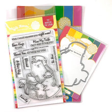 Load image into Gallery viewer, Stamp and Die Combo-Waffle Flower-Bear Hugs