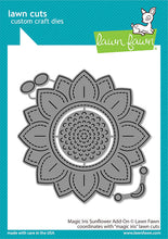 Load image into Gallery viewer, Dies: Lawn Fawn-Magic Iris Sunflower Add-On