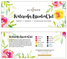 Load image into Gallery viewer, Coloring Tools: Watercolor Essential 12 Pan Set