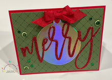 Load image into Gallery viewer, Stamp and Die Combo: Waffle Flower-Oversized Merry