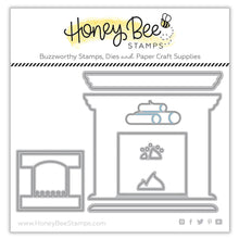 Load image into Gallery viewer, Dies: HoneyBee Stamps-Fireplace Scene Builder