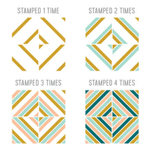 Load image into Gallery viewer, Turnabout™ Stamps: Concord & 9th-On The Diagonal Turnabout™ Stamp