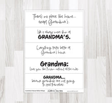 Load image into Gallery viewer, Embellishments: Keller’s Creations Vellum Wraps-Grandma’s House