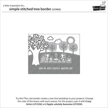Load image into Gallery viewer, Dies: Lawn Fawn-Simple Stitched Tree Border
