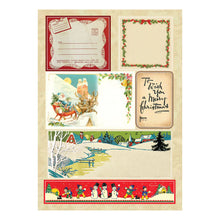 Load image into Gallery viewer, Embellishments: LOVING CHRISTMAS WISHES STICKER PAD FROM THE CHRISTMAS FLEA MARKET FINDS COLLECTION BY CATHE HOLDEN