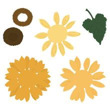 Load image into Gallery viewer, Dies: HoneyBee Stamps-Lovely Layers Sunflowers