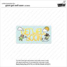 Load image into Gallery viewer, Dies: Lawn Fawn-Giant Get Well Soon