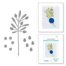 Load image into Gallery viewer, Dies: Spellbinders-SEALED BERRY SPRIG ETCHED DIES