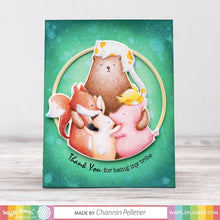 Load image into Gallery viewer, Stamp and Die Combo-Waffle Flower-Bear Hugs