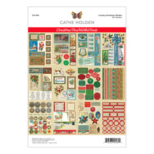 Load image into Gallery viewer, Embellishments: LOVING CHRISTMAS WISHES STICKER PAD FROM THE CHRISTMAS FLEA MARKET FINDS COLLECTION BY CATHE HOLDEN
