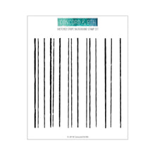 Load image into Gallery viewer, Stamps: Concord & 9th-Sketched Stripes Background Stamp