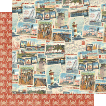 Load image into Gallery viewer, 8x8 Paper: Graphic 45 Double-Sided Paper Pad 8"X8" 24/Pkg-Graphic 45-Catch Of The Day Papercrafting Paper