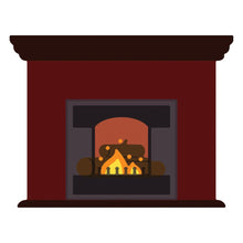 Load image into Gallery viewer, Dies: HoneyBee Stamps-Fireplace Scene Builder
