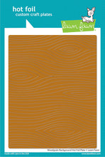 Load image into Gallery viewer, Hot Foil: Lawn Fawn-Woodgrain Background Hot Foil Plate